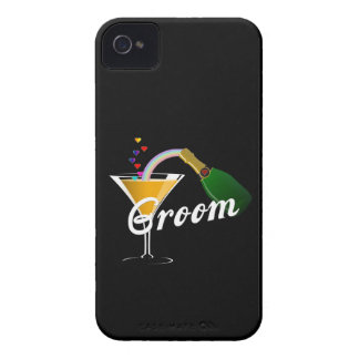 Groom Champagne Toast iPhone 4 Case
