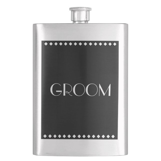 Groom Classic Flask (Front)