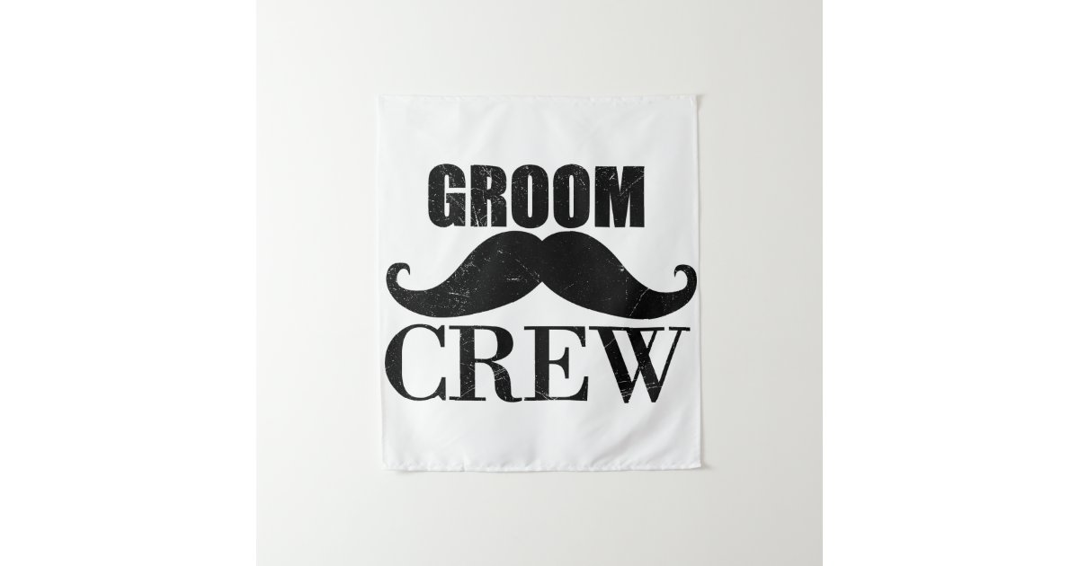 Grooms Brew Crew Black White Bachelor Party Hat