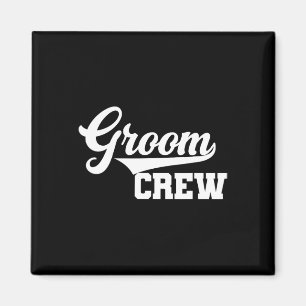 Groom Crew Groomsman Bachelor Party Wedding Group  Magnet