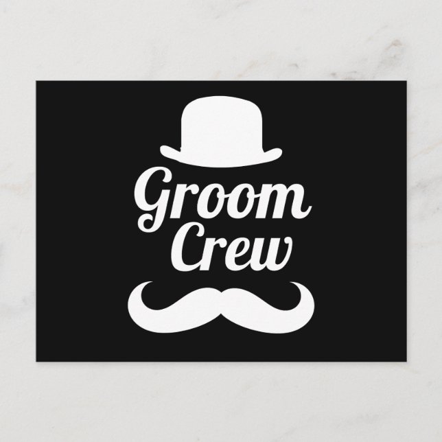Groom crew postcard (Front)