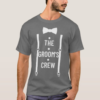 Groom Crew Squad Wedding Best Man Bachelor Party G T-Shirt