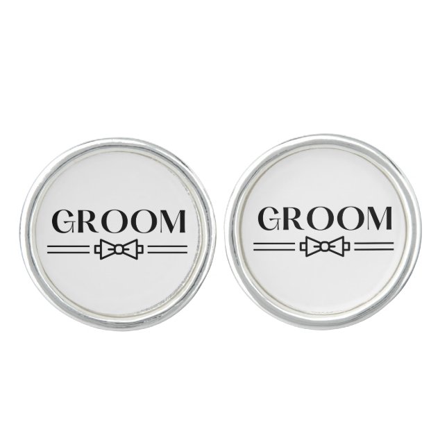 Groom Cufflinks (Front)