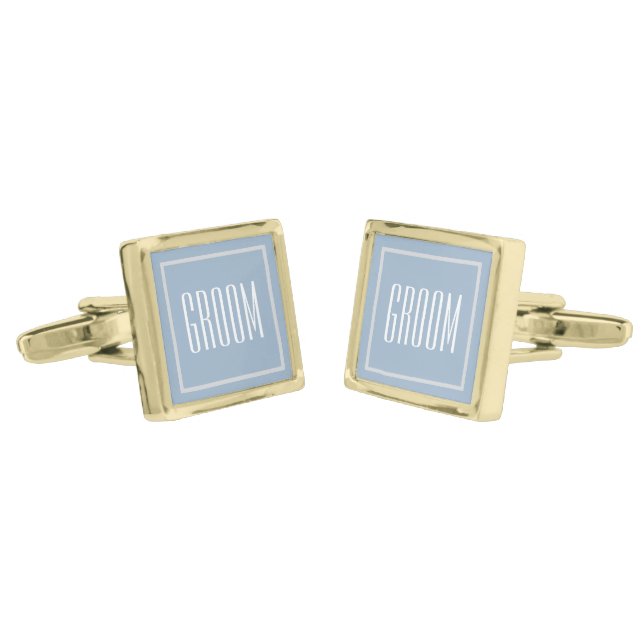 Groom Cufflinks (Angled)