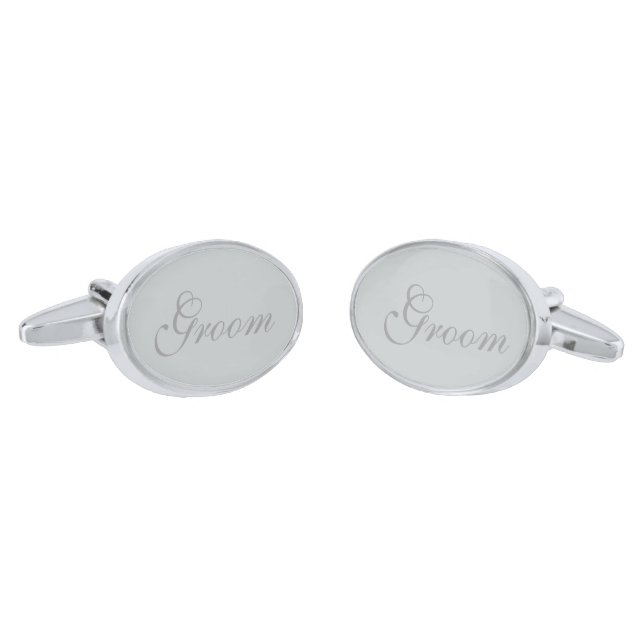 Groom Cufflinks (Angled)