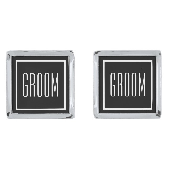 Groom Cufflinks (Front)