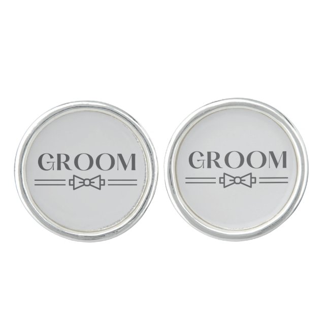 Groom Cufflinks (Front)