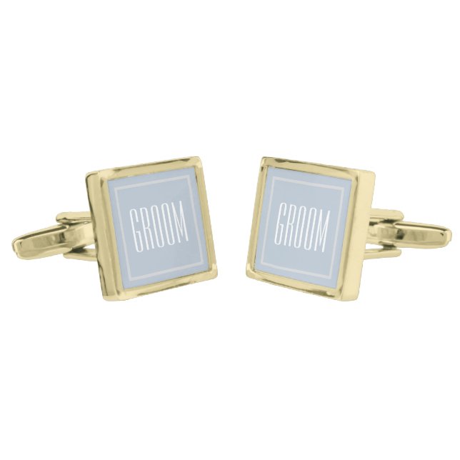Groom Cufflinks (Angled)