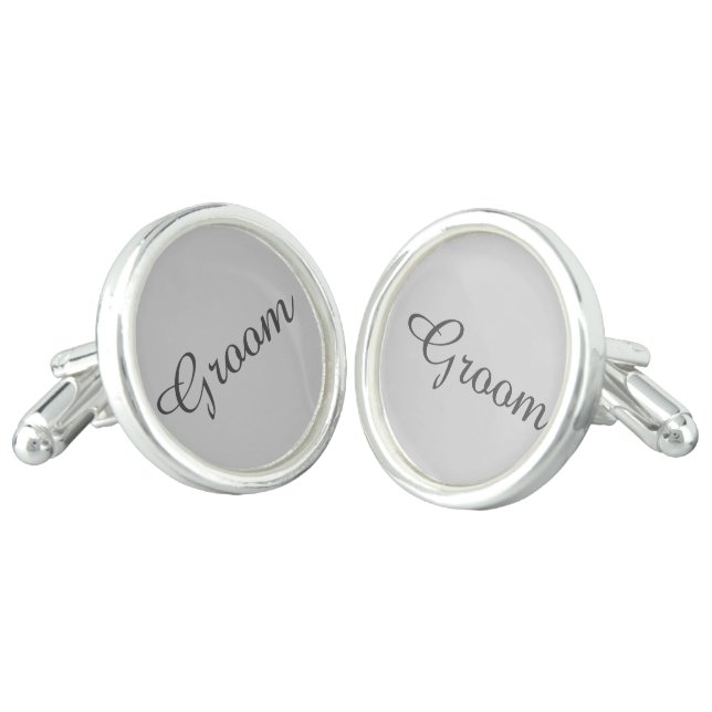 Groom Cufflinks (Angled)