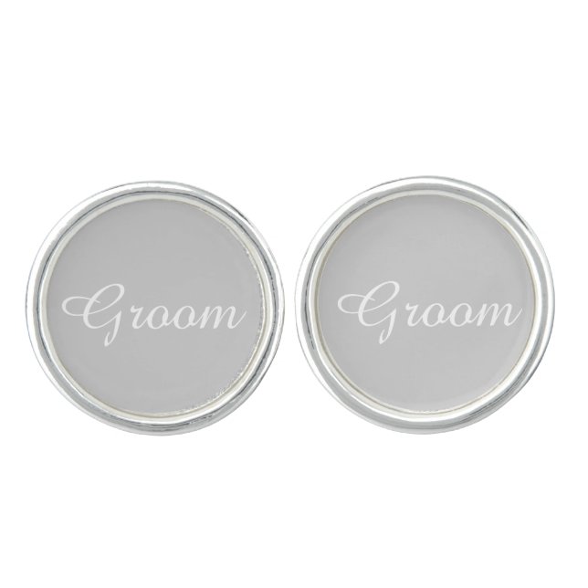 Groom Cufflinks (Front)