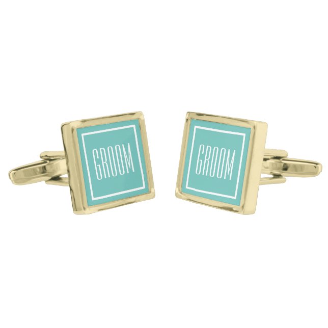 Groom Cufflinks (Angled)