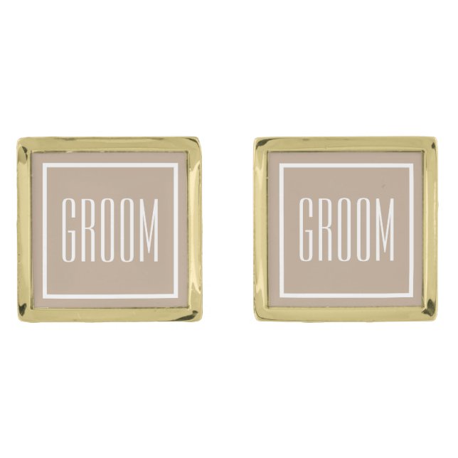 Groom Cufflinks (Front)
