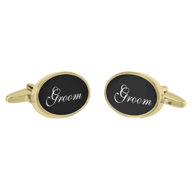 Groom Cufflinks (Angled)