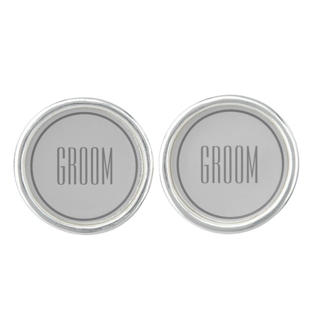 Groom Cufflinks (Front)