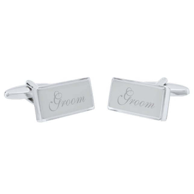 Groom Cufflinks (Angled)