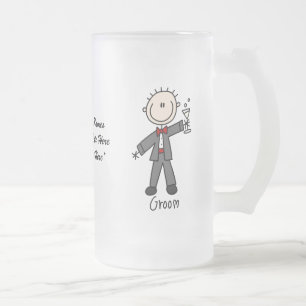 Groom Customizable Glass Mug