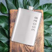 Groom Customizable Wedding Party Flask at Zazzle