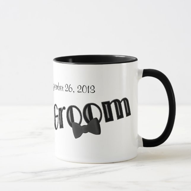 Groom Cute Personalized Wedding  Mug (Right)