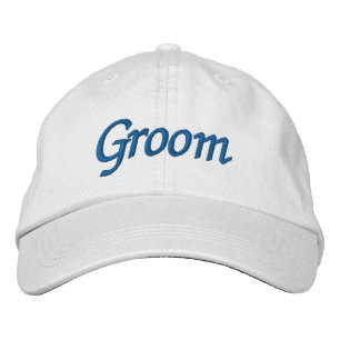 Groom Embroidered Baseball Cap