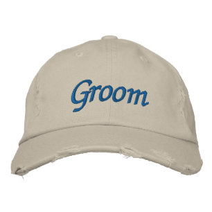 Groom Embroidered Baseball Cap