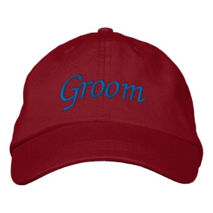Groom Embroidered Baseball Cap