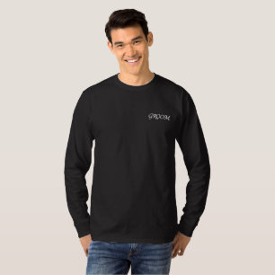Groom Embroidered Long Sleeve T-Shirt