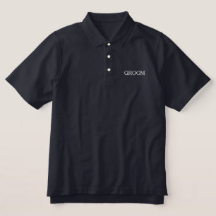 Groom Embroidered Polo Shirt