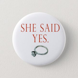 Groom Engagement Gifts and T-shirts Pinback Button