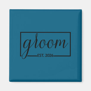 Groom est 2026 future husband wedding bachelor magnet