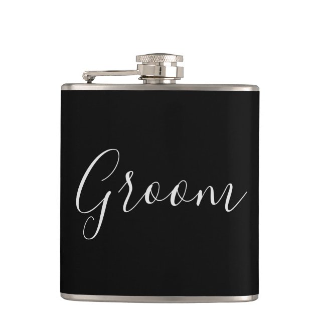 Groom Favor Bachelor party Flask (Front)