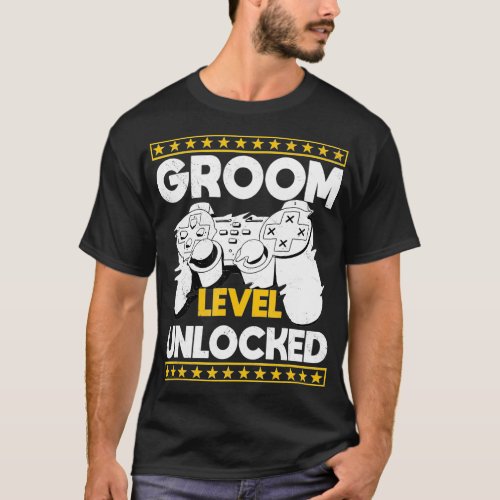 Groom Fianc Bachelors Party Gaming Groomsmen Gamer T_Shirt