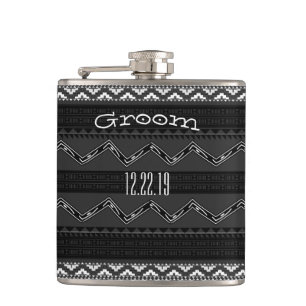Groom Flask Mustache