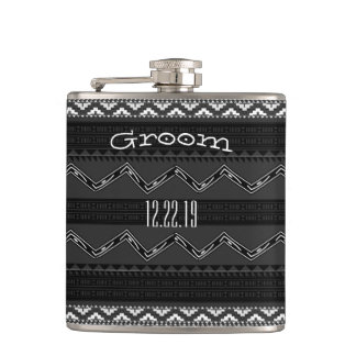 Groom Flask Mustache