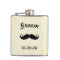 Groom Flask Mustache