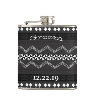 Groom Flask Mustache