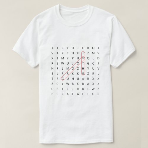 Groom Fun Word Search Wedding Bachelor Party T_Shi T_Shirt