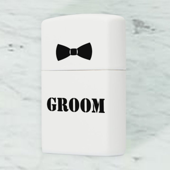 Groom Funny Zippo Lighter (Creator Uploaded)