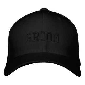 'Groom' Gift Bachelor Party Wedding Photographs Embroidered Baseball Cap