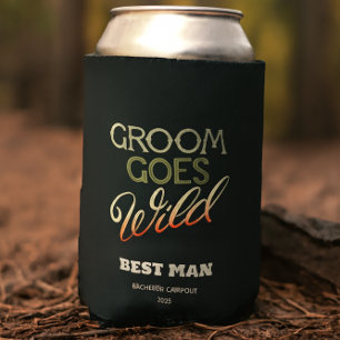 Groom Goes Wild Bachelor Party  Can Cooler