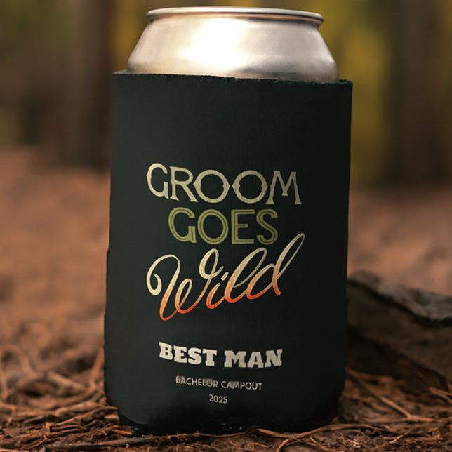 Groom Goes Wild Bachelor Party  Can Cooler (Creator Uploaded)