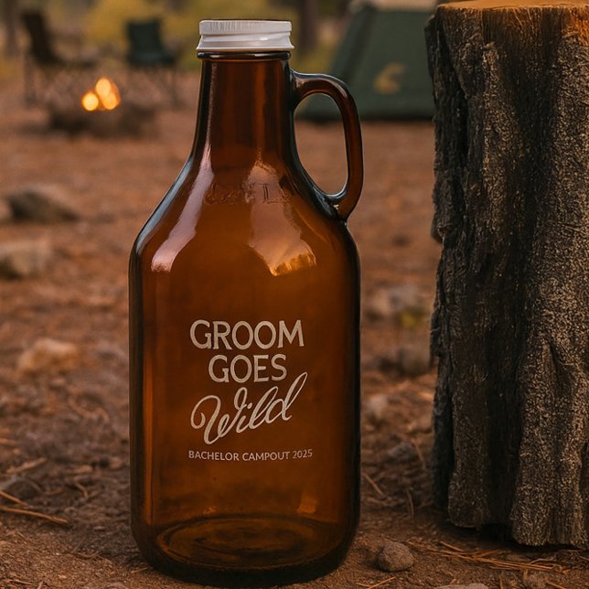 Groom Goes Wild Bachelor Party  Growler (Creator Uploaded)
