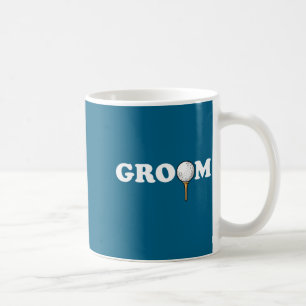 Groom golf ball golfer men bachelor funny party coffee mug