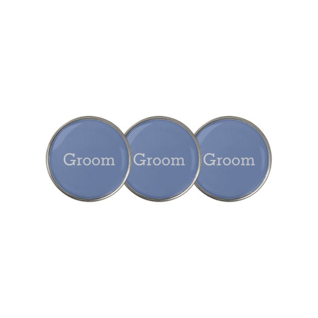 Groom Golf Ball Markers (3 Up)