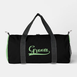 GROOM Green Black Duffle Bag