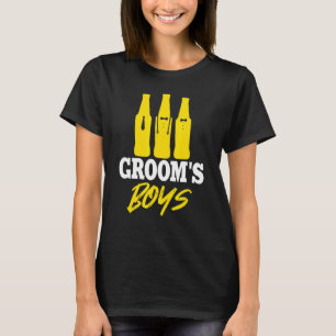 Groom Groomsmen Entoourage Best Man Friends Bachel T-Shirt