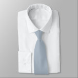 Groom Groomsmen Initials Dusty Blue Wedding Neck Tie<br><div class="desc">Dusty Blue tie for the groom and his groomsmen. Hidden on the back you can easily personalise the initials so there can be no mistaking who's tie belongs to who! The color and font of the initials and also the tie color can be changed if you so wish to match...</div>