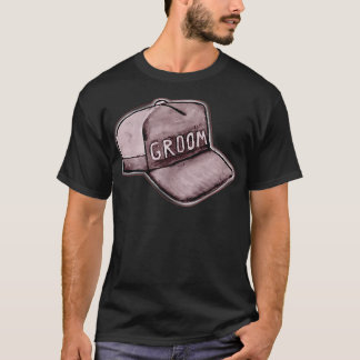 Groom Hat Cute Engagement Wedding Bachelor Party M T-Shirt