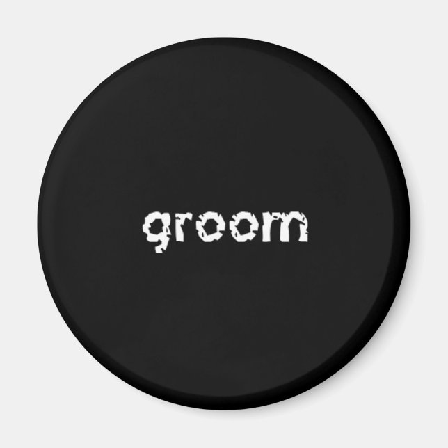 Groom Magnet (Front)