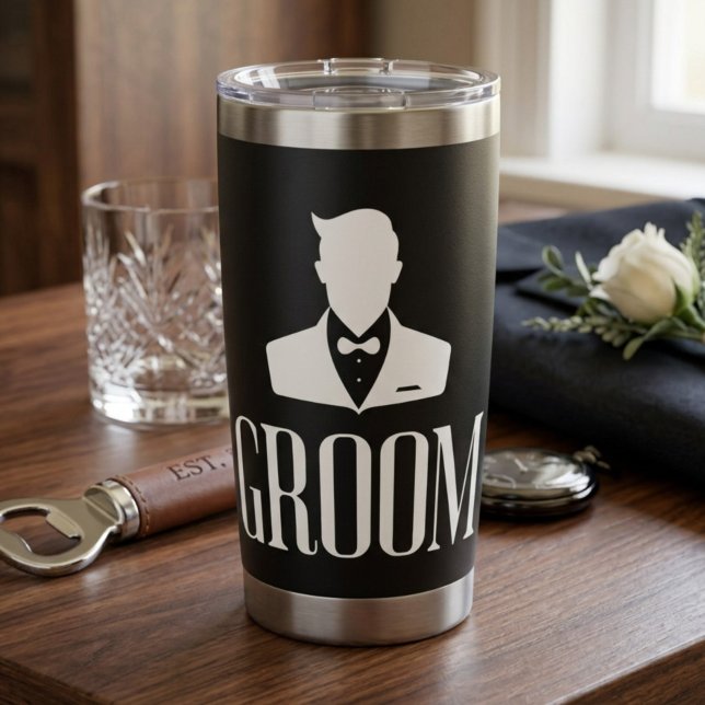 Groom Mode Activated Thermal Tumbler – Wedding Day (Creator Uploaded)