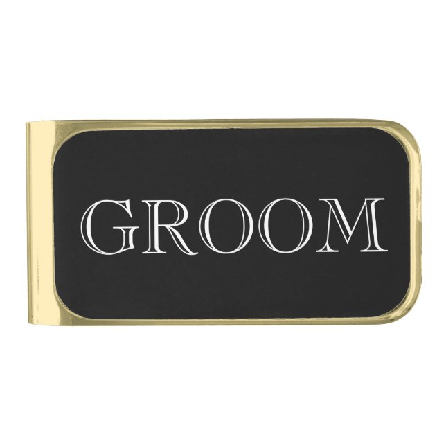 Groom Money Clip (Front)